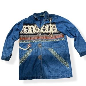 220 Hickory Indian-Aztec Design Jacket